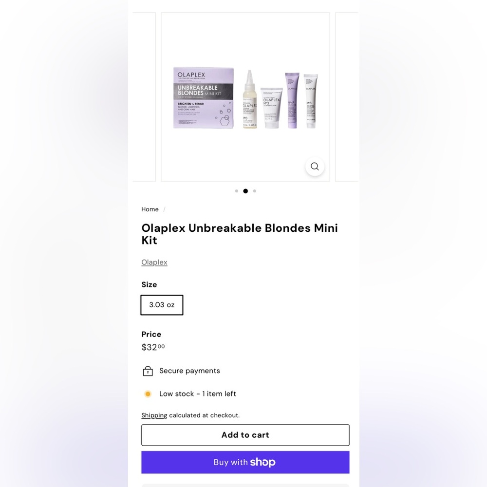 NEW 2 Olaplex Unbreakable Blondes Mini Kits With No. 0, No. 3, No. 4 & No. 8 - Picture 10 of 16